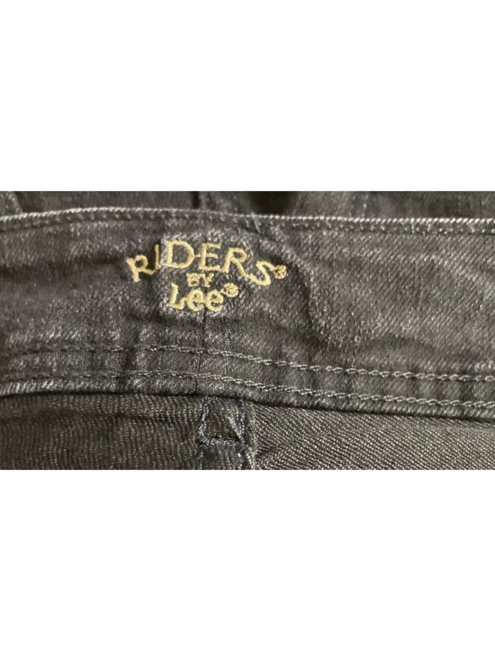 Riders By Lee Womens 12P Black Bootcut Jeans Cotton Blend Stretch Denim - Picture 6 of 8